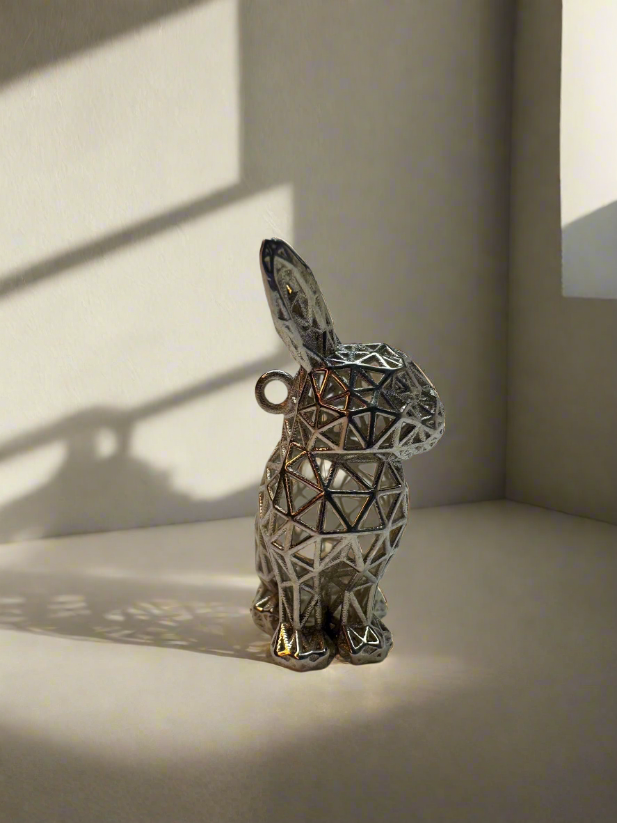 Ciondolo in collana monolineare 3D