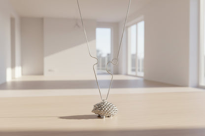 ciondolo riccio monolineare 3D