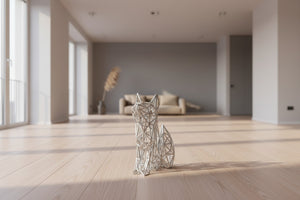 Ciondolo volpe monolineare 3D